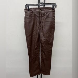 GAP Vintage Slim High Rise Faux Leather Pants